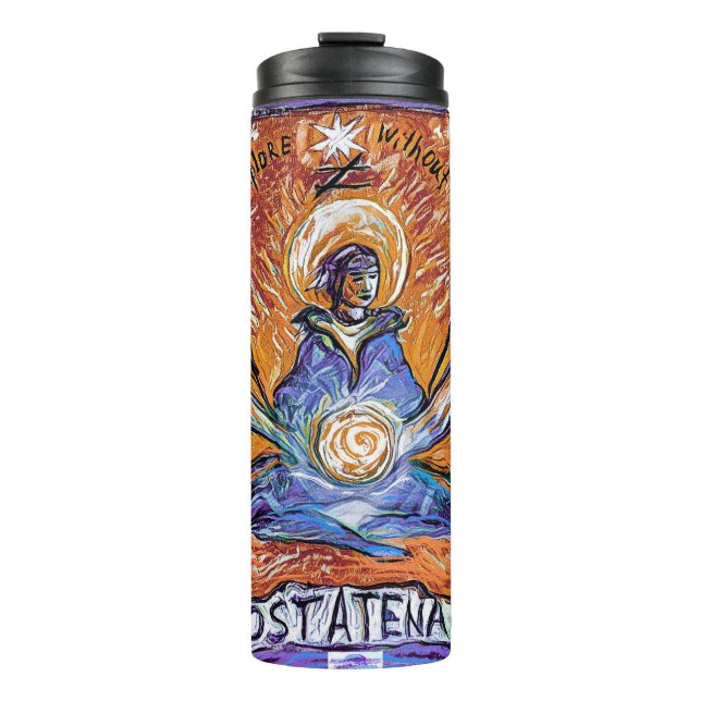 Apostatenaut - explore without dogmas thermal tumbler (Front)