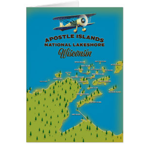Apostle Islands National Lakeshore map