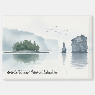 Apostle Islands National Lakeshore Watercolor Magnet