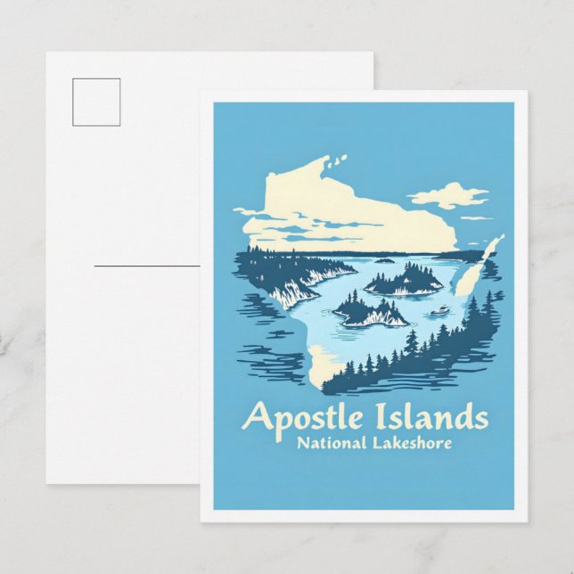 Apostle Islands National Lakeshore Wisconsin Postcard (Front/Back)