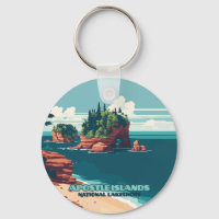 Apostle Islands National Lakeshore Wisconsin Retro