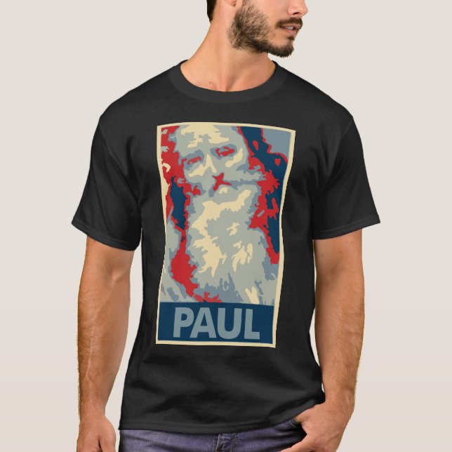 Apostle Paul Poster Political Parody T-Shirt (Front)