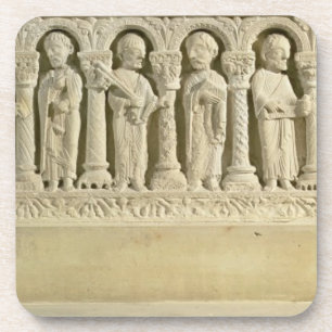 Apostles under Arcades, carved relief, c.1150 (sto Coaster