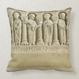 Apostles under Arcades, carved relief, c.1150 (sto Cushion