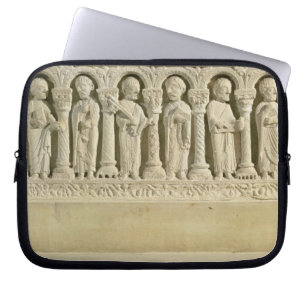 Apostles under Arcades, carved relief, c.1150 (sto Laptop Sleeve
