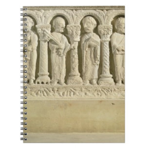 Apostles under Arcades, carved relief, c.1150 (sto Notebook