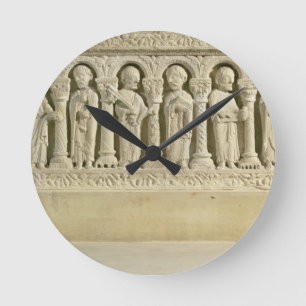 Apostles under Arcades, carved relief, c.1150 (sto Round Clock