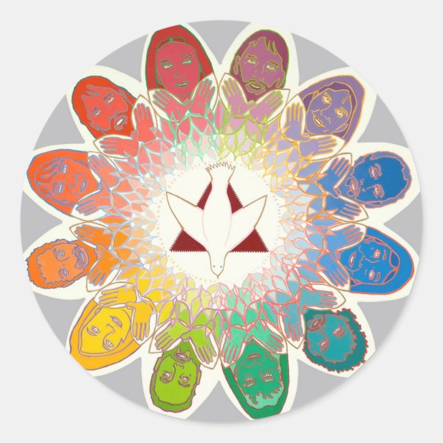 Apostolic Classic Round Sticker (Front)