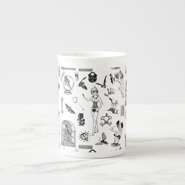 Apothecary Bone China Mug (Front)