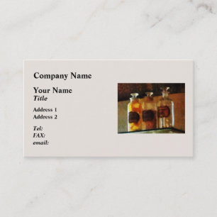 Apothecary Bottles Business Card