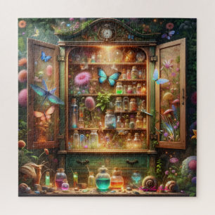 Apothecary Butterfly Cabinet Magical Potions Jigsaw Puzzle