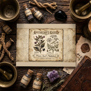 Apothecary Garden Poison Nightshade Card
