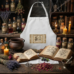 Apothecary Garden Poison Nightshade Standard Apron