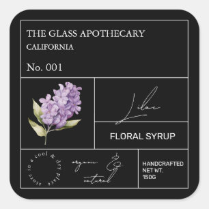 Apothecary Lilac Label