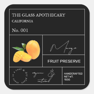 Apothecary Mango Label