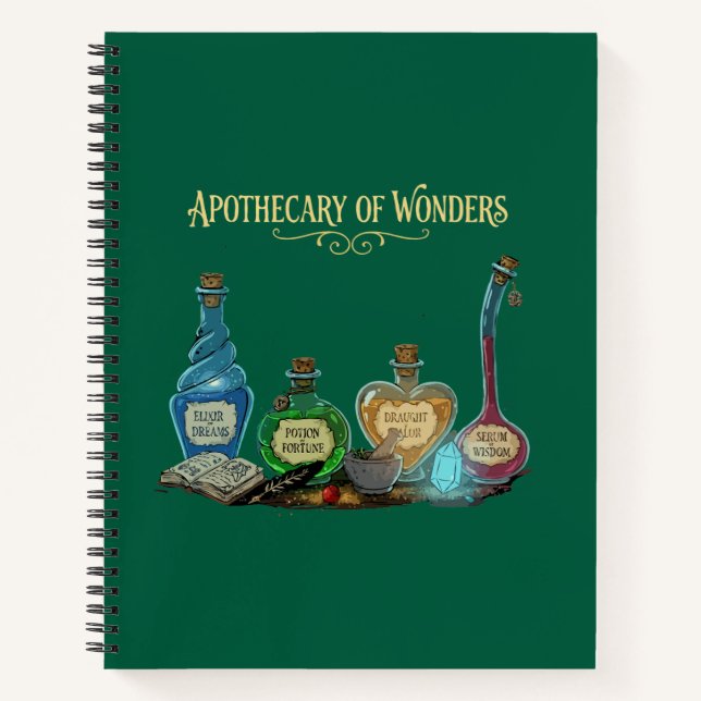 Apothecary of Wonders | Magical Fantasy   Notebook (Front)