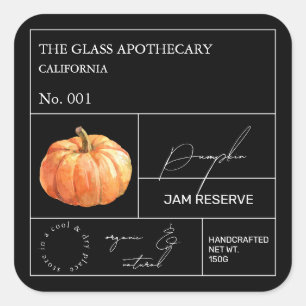 Apothecary Pumpkin Label