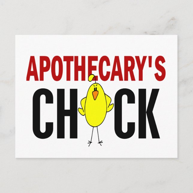 Apothecary’s Chick Postcard (Front)