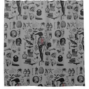 Apothecary Shower Curtain