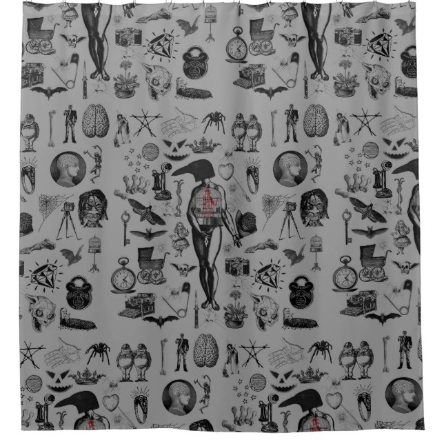 Apothecary Shower Curtain (Front)