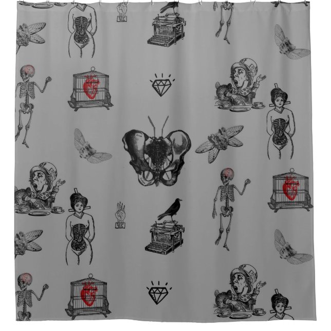 Apothecary Shower Curtain (Front)
