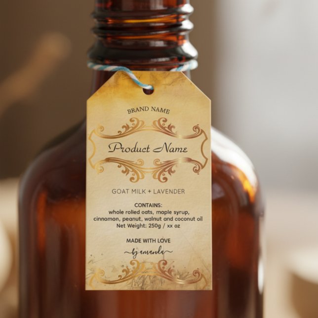 Apothecary Style Labels Hang Tag (Creator Uploaded)