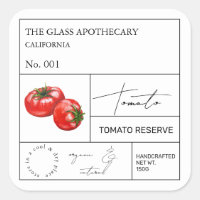 Apothecary Tomato Label