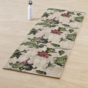 Apothecary Witch Plant Steampunk Botanical Herbs Yoga Mat