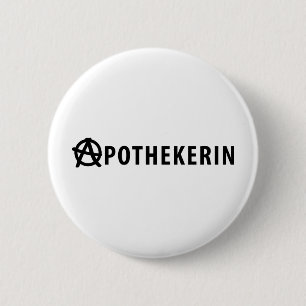 Apothekerin icon 6 cm round badge
