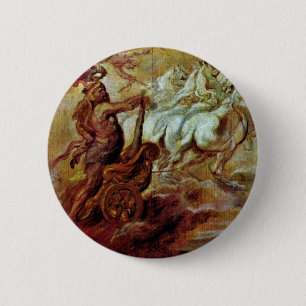 Apotheosis Of Hercules By Rubens Peter Paul 6 Cm Round Badge