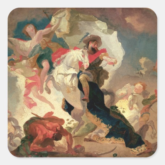Apotheosis of St. James the Greater Square Sticker (Front)