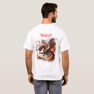 Apoy ng Lahi   Fiery Filipino Dragon T-Shirt