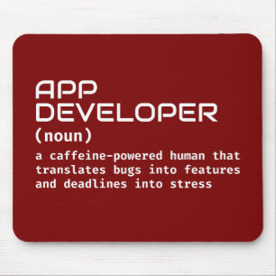 App Developer Job Definition Gift Mouse Pad
