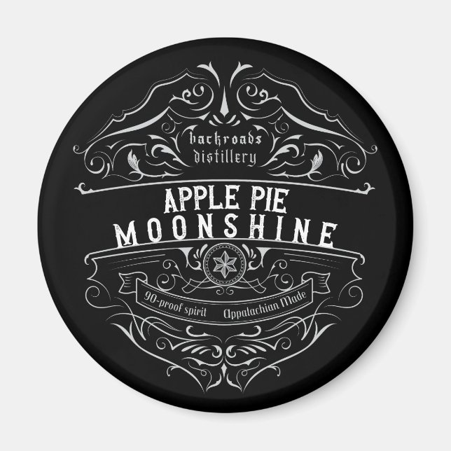 Appalachia Moonshine Label Magnet (Front)