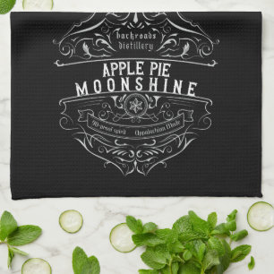 Appalachia Moonshine Label Tea Towel