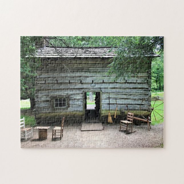 Appalachian Home at Mabry Mill, Virginia Jigsaw Puzzle (Horizontal)