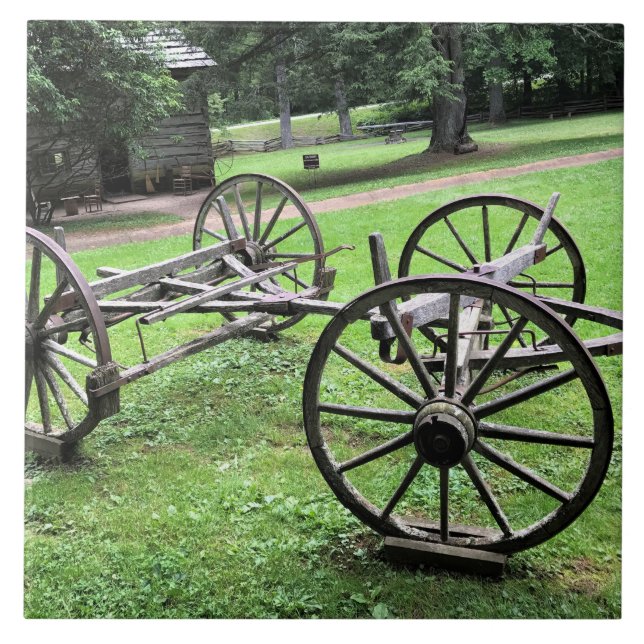 Appalachian Lifestyle at Mabry Mill, Virginia Tile (Front)