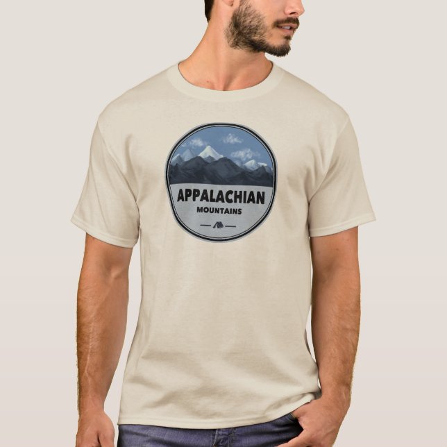 Appalachian Mountains Camping T-Shirt (Front)