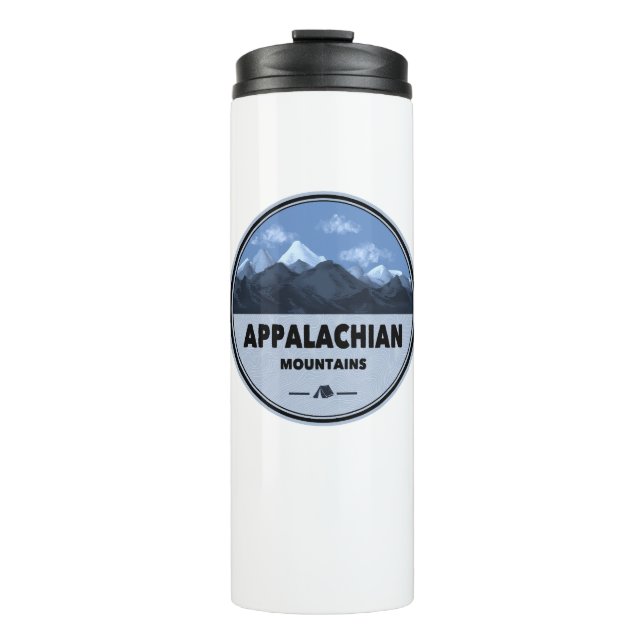 Appalachian Mountains Camping Thermal Tumbler (Front)