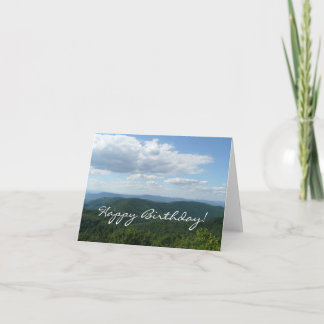 Appalachian Mountains I Happy Birthday Card