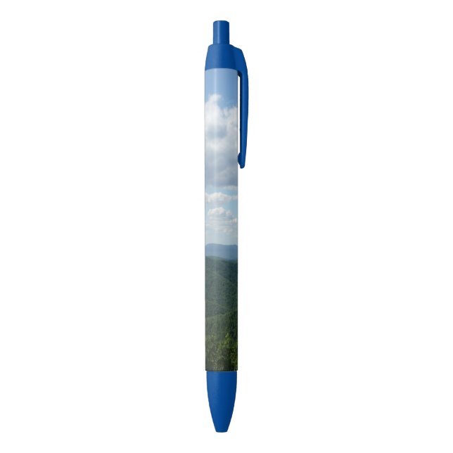 Appalachian Mountains I Shenandoah Blue Ink Pen (Bottom (Vertical))