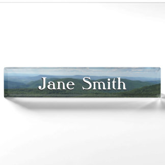 Appalachian Mountains I Shenandoah Nameplate
