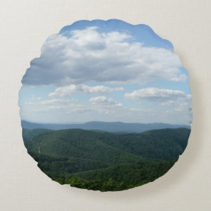 Appalachian Mountains I Shenandoah Round Cushion