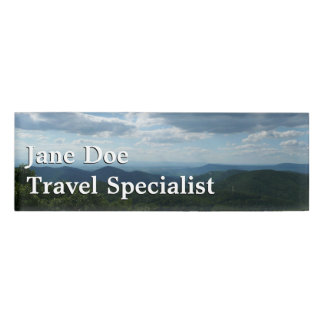 Appalachian Mountains II Shenandoah Name Tag