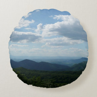 Appalachian Mountains II Shenandoah Round Cushion
