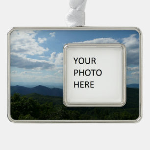 Appalachian Mountains II Shenandoah Silver Plated Framed Ornament