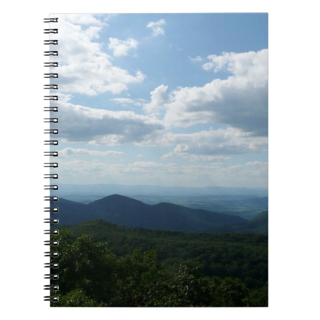 Appalachian Mountains II Shenandoah Spiral Notebook (Front)