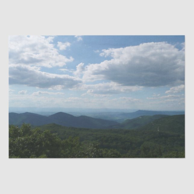 Appalachian Mountains II Shenandoah Tissue Paper (Front)