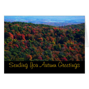 Appalachian Mountains in Fall Card