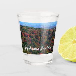 Appalachian Mountains in Fall Shot Glass